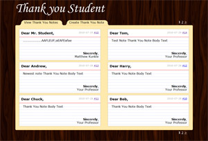 Thank You Student - Temple University